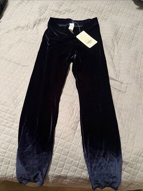 Fabletics Women Velvet Jogger Pants - Navy